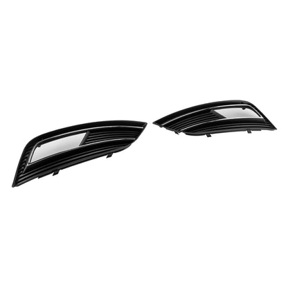 S4 Style Fog Light Cover Grille Fit Audi A4 B8.5 2013-2015 Standard Bumper