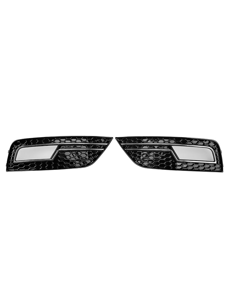 Chrome Fog Light Cover Grille Fit Audi A4 B8.5 2013-2015 Standard Bumper