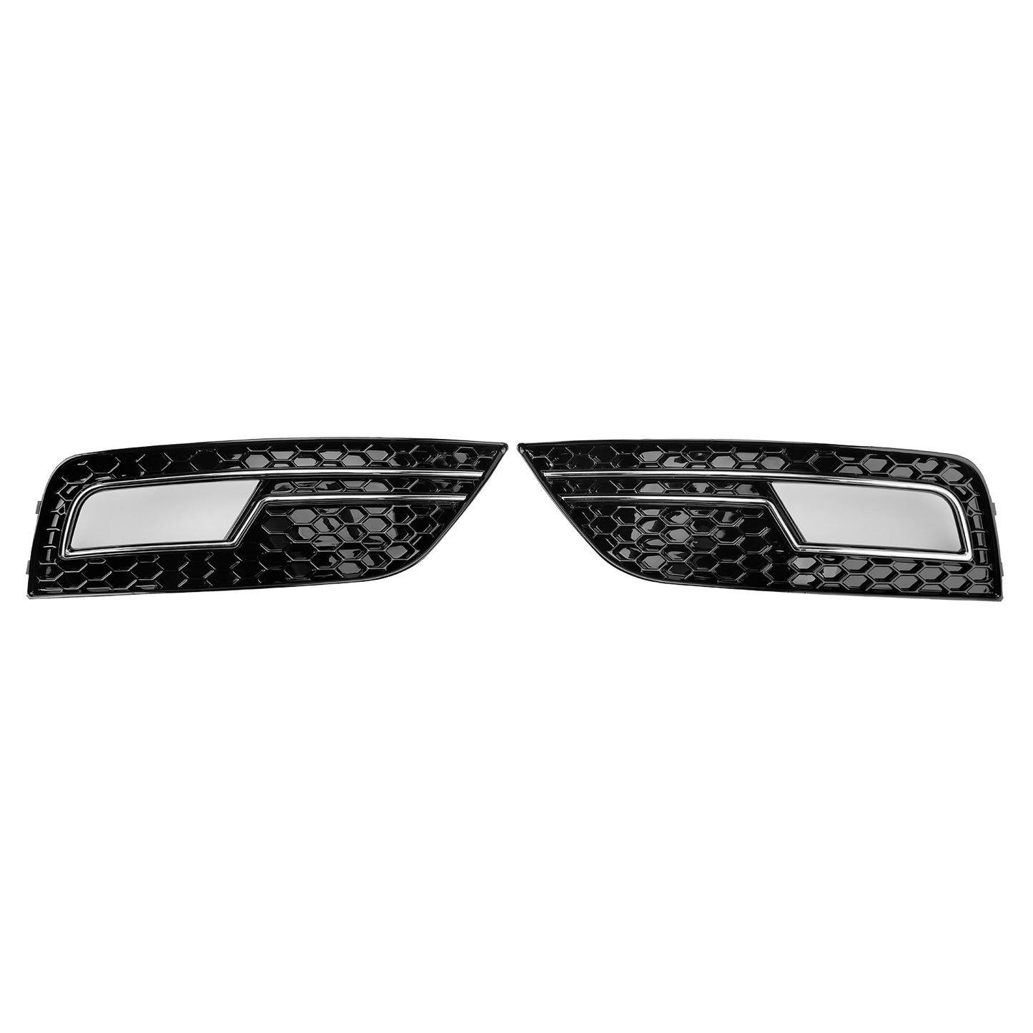 Chrome Fog Light Cover Grille Fit Audi A4 B8.5 2013-2015 Standard Bumper