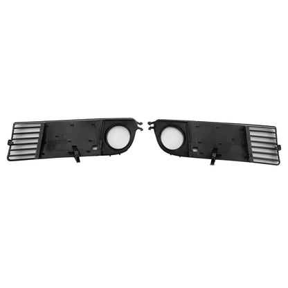 2PCS Front Lower Bumper Fog Light Cover Grille Fit Audi A6 C5 1998-2001