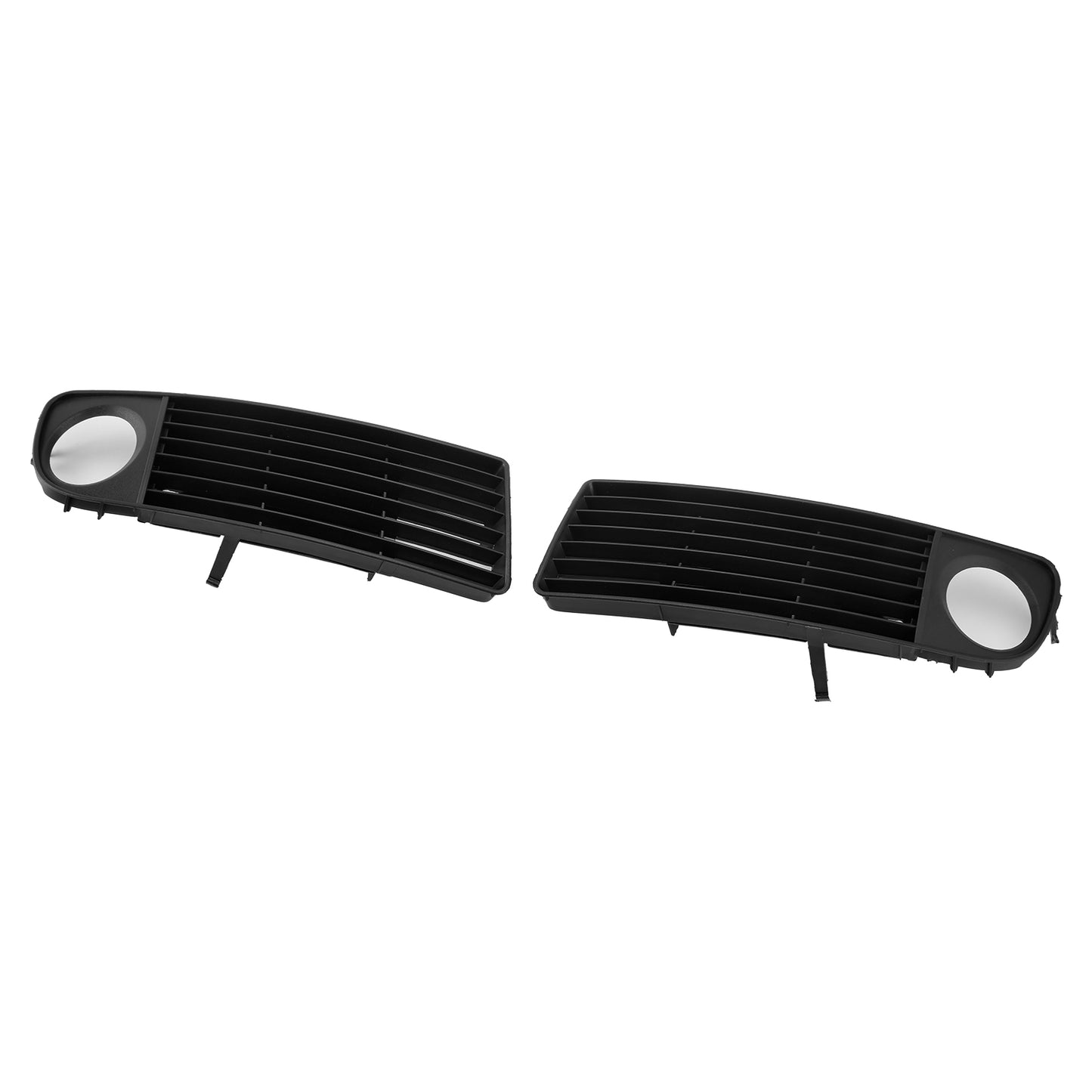 2PCS Front Lower Bumper Fog Light Cover Grille Fit Audi A6 C5 1998-2001