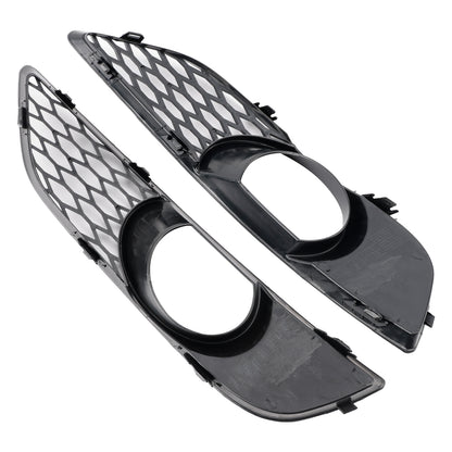 2PCS Front Bumper Fog Light Grill Lamp Cover Fit Audi Q7 Sportback 2010-2015