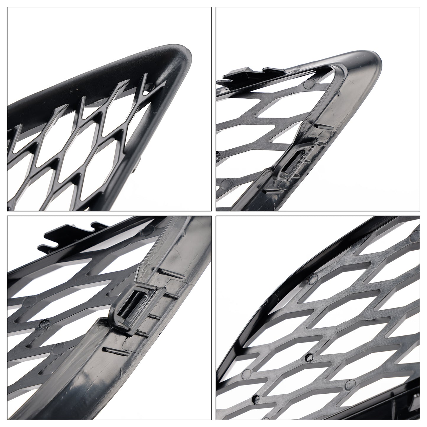 2PCS Front Bumper Fog Light Grill Lamp Cover Fit Audi Q7 Sportback 2010-2015