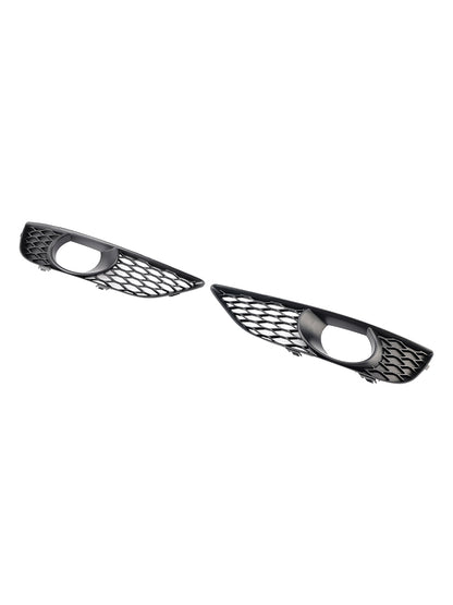 2PCS Front Bumper Fog Light Grill Lamp Cover Fit Audi Q7 Sportback 2010-2015
