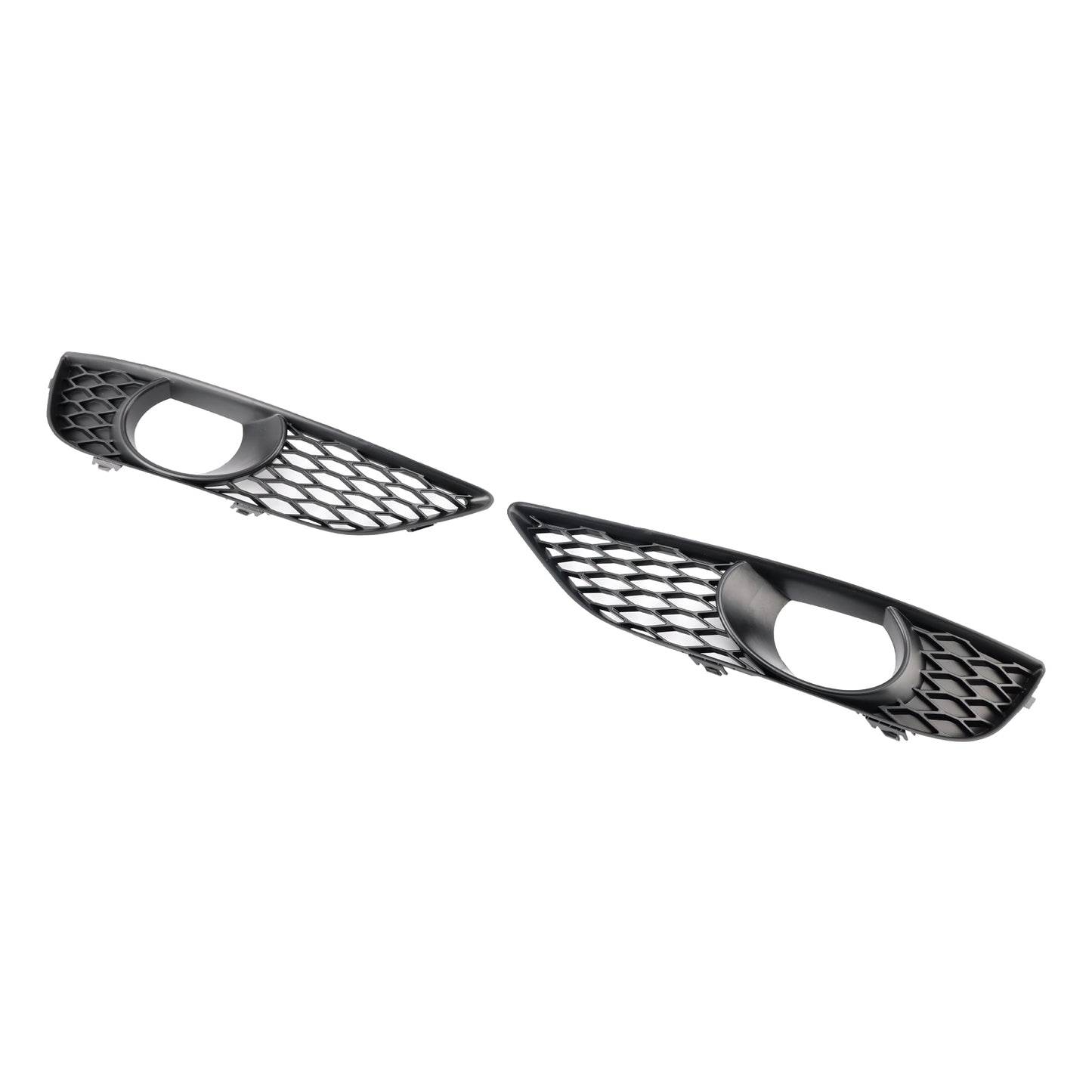 2PCS Front Bumper Fog Light Grill Lamp Cover Fit Audi Q7 Sportback 2010-2015