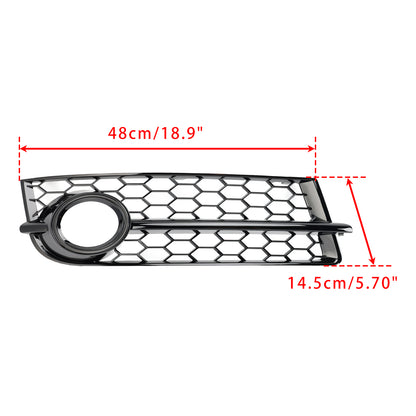 2PCS Fog Light Cover Grille Grill 8J0807682 Fit Audi TT MK2 2007-2010