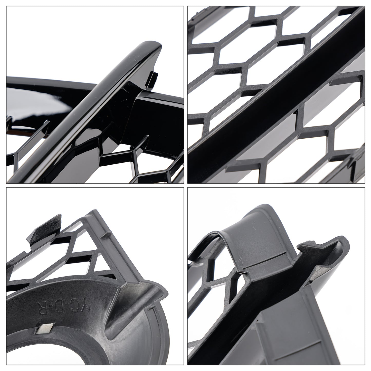 2PCS Fog Light Cover Grille Grill 8J0807682 Fit Audi TT MK2 2007-2010