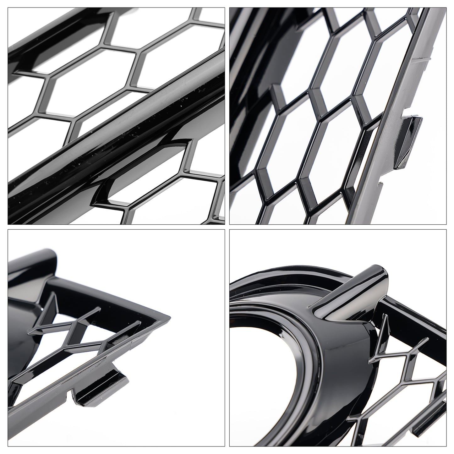 2PCS Fog Light Cover Grille Grill 8J0807682 Fit Audi TT MK2 2007-2010