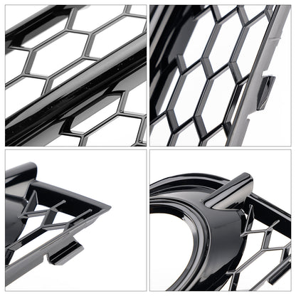 2PCS Fog Light Cover Grille Grill 8J0807682 Fit Audi TT MK2 2007-2010