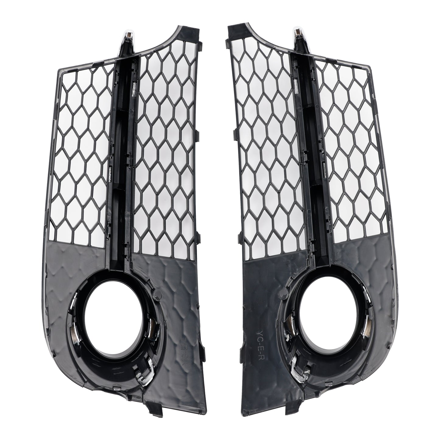 Chrome Front Bumper Fog Light Grille Fit Audi TT MK2 S-Line TTS 2011-14