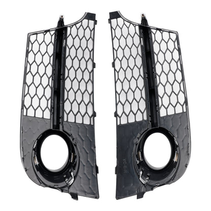 Chrome Front Bumper Fog Light Grille Fit Audi TT MK2 S-Line TTS 2011-14