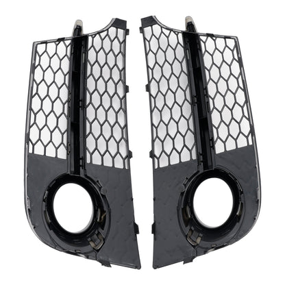 Honeycomb Front Bumper Fog Light Grille Fit Audi TT MK2 S-Line TTS 2011-14