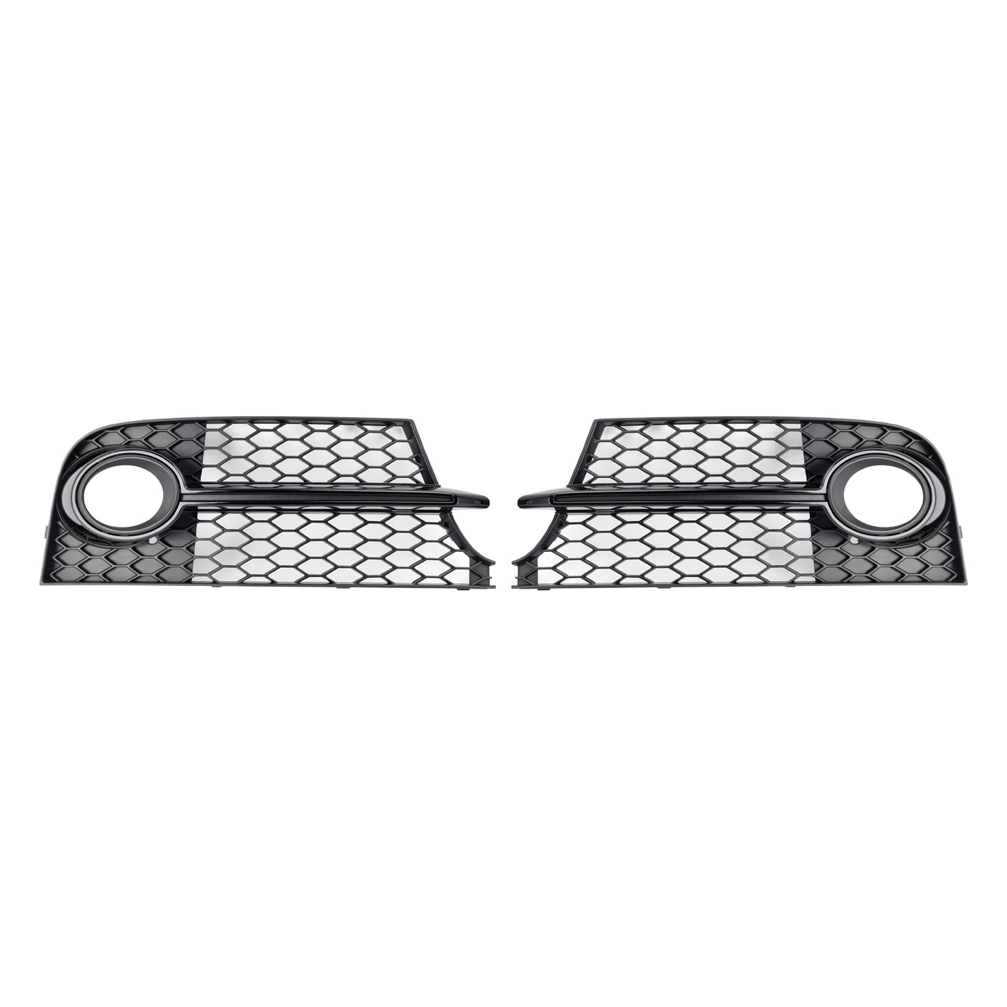 Honeycomb Front Bumper Fog Light Grille Fit Audi TT MK2 S-Line TTS 2011-14