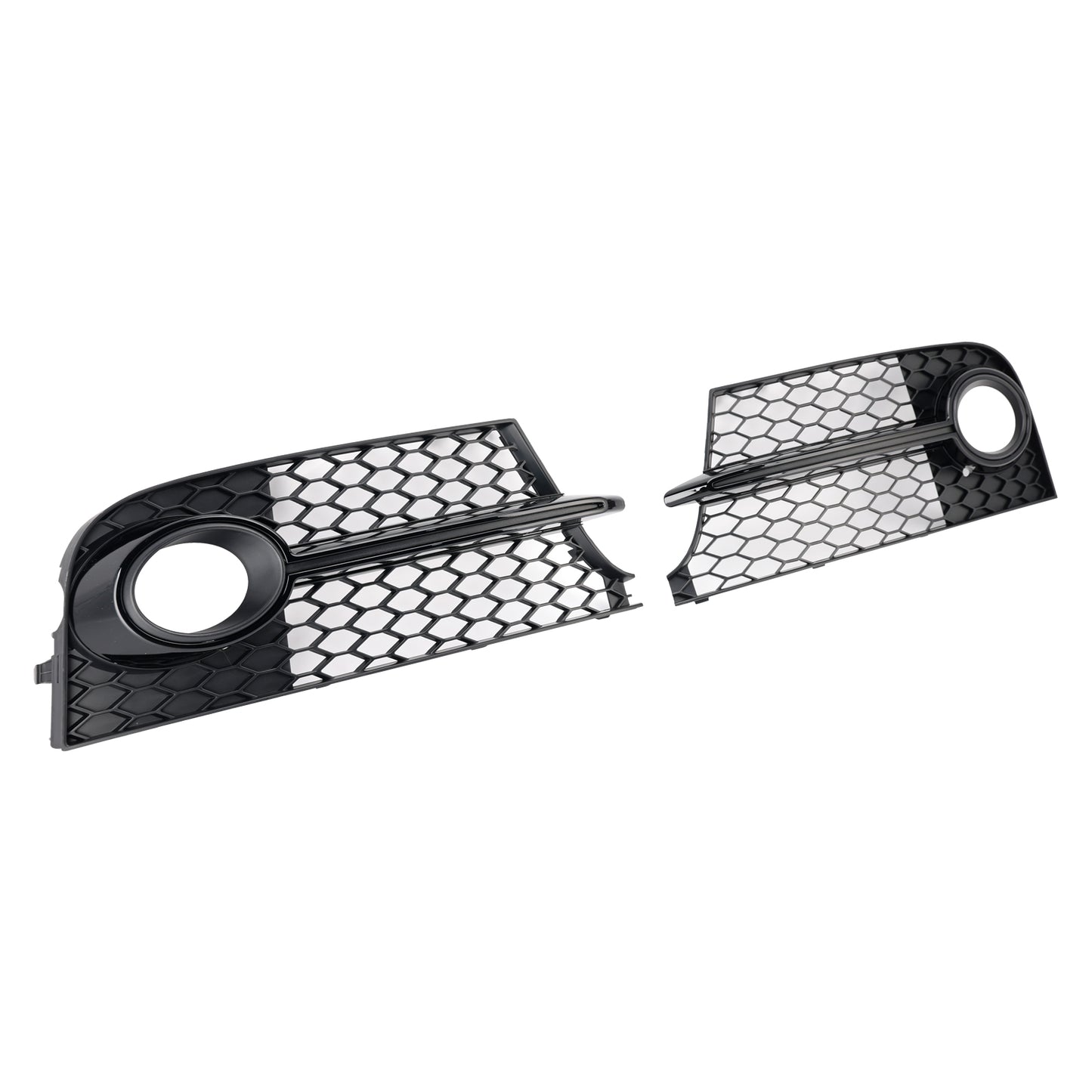 Honeycomb Front Bumper Fog Light Grille Fit Audi TT MK2 S-Line TTS 2011-14
