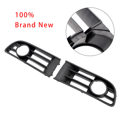 2PCS Front Lower Fog Light Cover Grille Grill Fit VW Polo 2002-2005