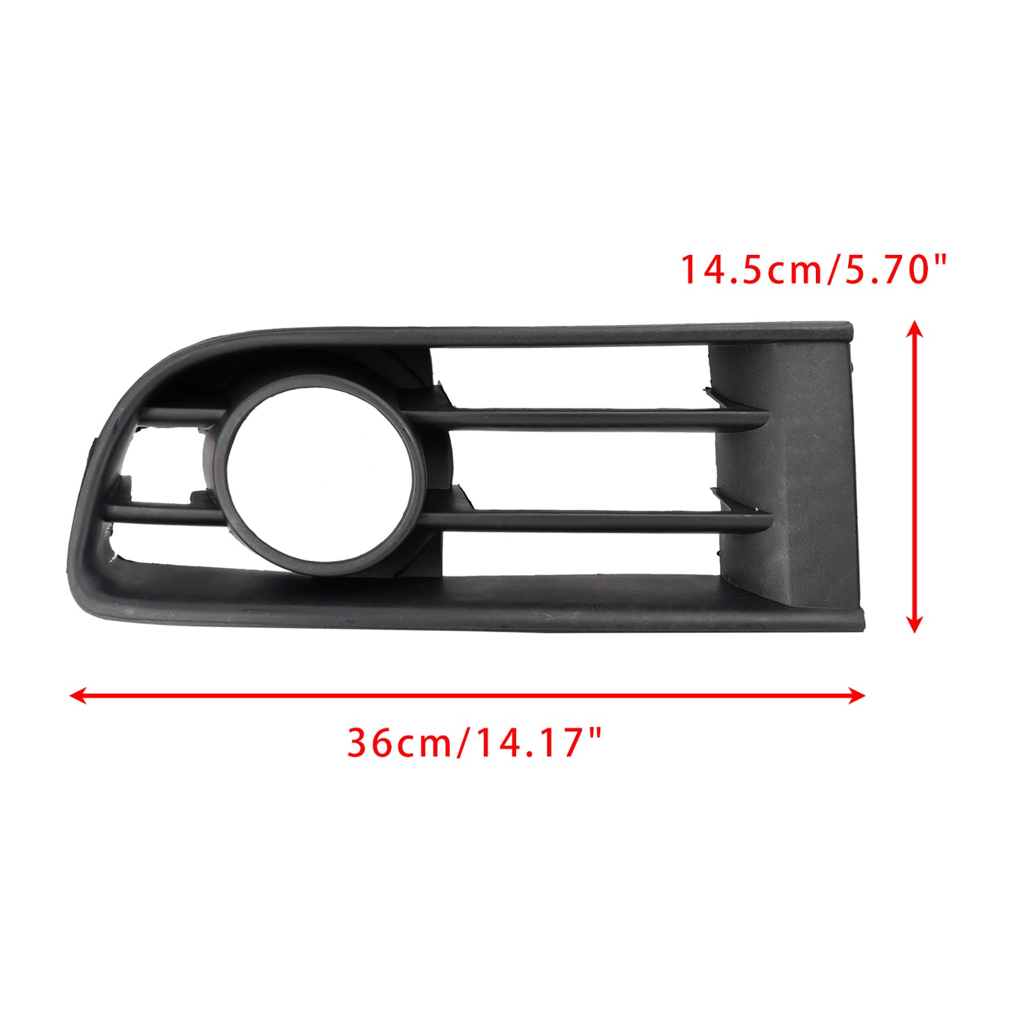 2PCS Front Lower Fog Light Cover Grille Grill Fit VW Polo 2002-2005