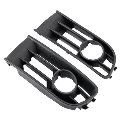2PCS Front Lower Fog Light Cover Grille Grill Fit VW Polo 2002-2005