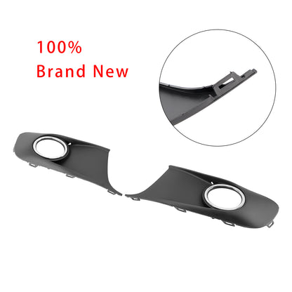 2PCS Bumper Fog Light Lamp Trim Covers Grill Fit VW Caddy Touran 2011-15 Chrome