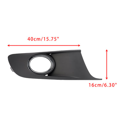2PCS Bumper Fog Light Lamp Trim Covers Grill Fit VW Caddy Touran 2011-15 Chrome