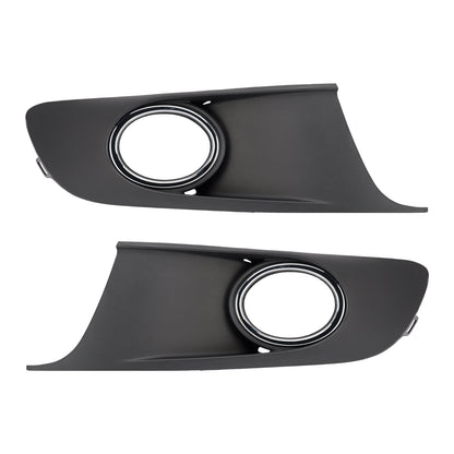 2PCS Bumper Fog Light Lamp Trim Covers Grill Fit VW Caddy Touran 2011-15 Chrome