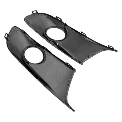 2PCS Bumper Fog Light Lamp Trim Covers Grill Fit VW Caddy Touran 2011-15 Chrome