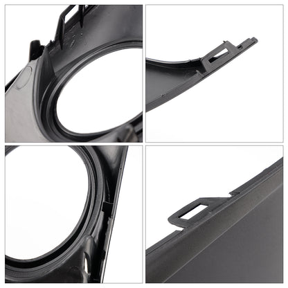 2PCS Bumper Fog Light Lamp Trim Covers Grill Fit VW Caddy Touran 2011-15 Chrome