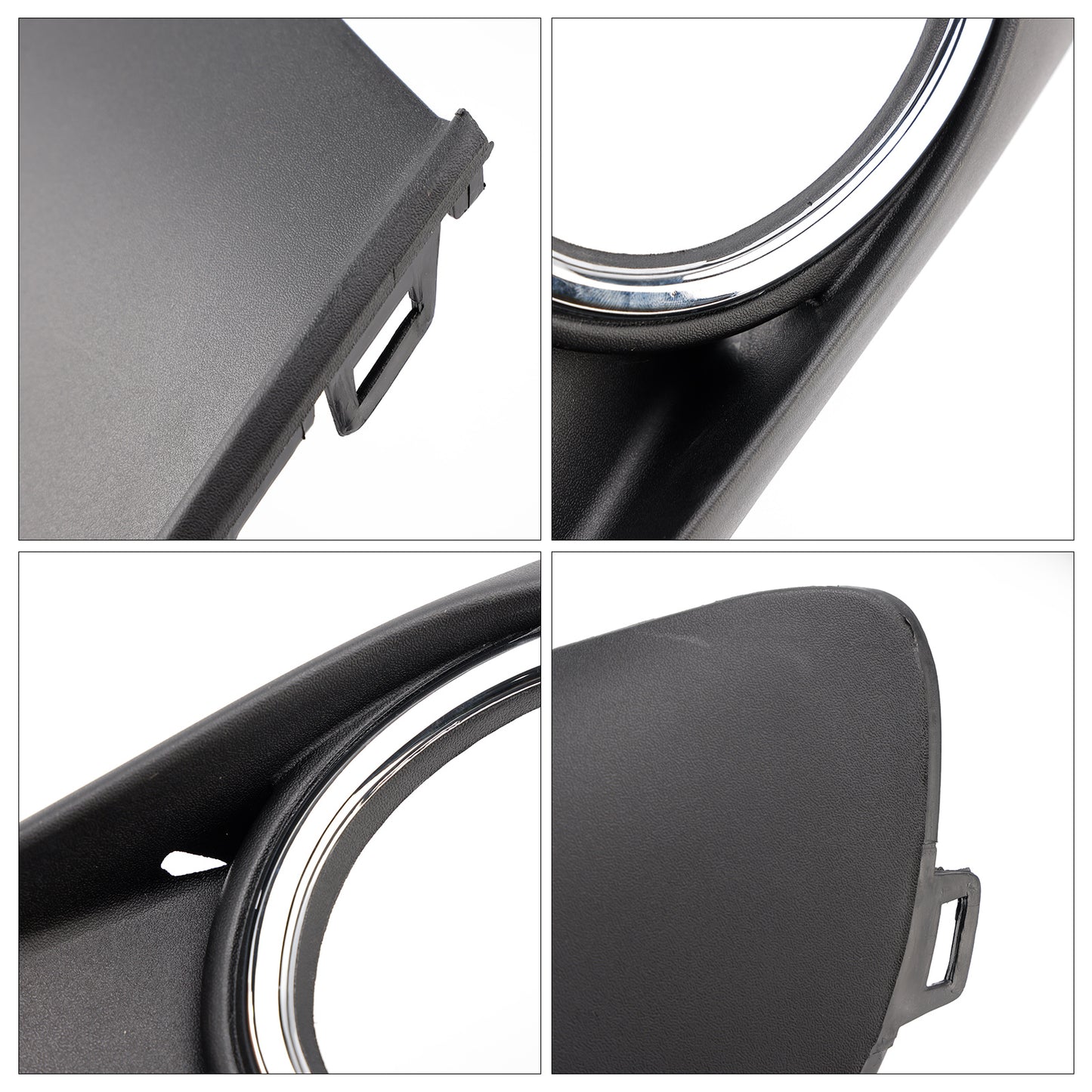 2PCS Bumper Fog Light Lamp Trim Covers Grill Fit VW Caddy Touran 2011-15 Chrome