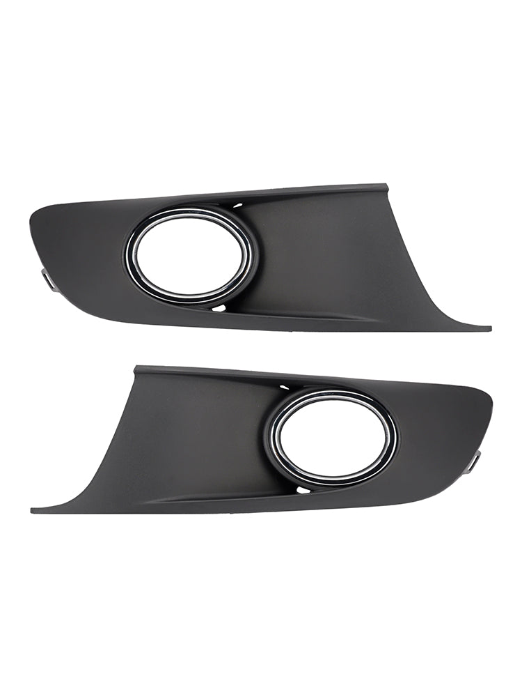 2PCS Bumper Fog Light Lamp Trim Covers Grill Fit VW Caddy Touran 2011-15 Chrome