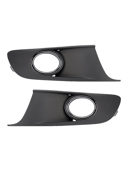 2PCS Bumper Fog Light Lamp Trim Covers Grill Fit VW Caddy Touran 2011-15 Chrome