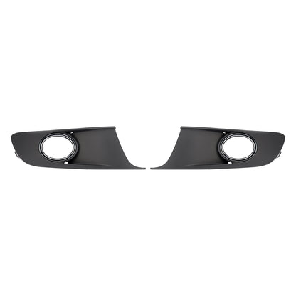 2PCS Bumper Fog Light Lamp Trim Covers Grill Fit VW Caddy Touran 2011-15 Chrome