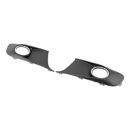 2PCS Bumper Fog Light Lamp Trim Covers Grill Fit VW Caddy Touran 2011-15 Chrome
