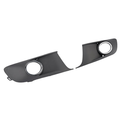 2PCS Bumper Fog Light Lamp Trim Covers Grill Fit VW Caddy Touran 2011-15 Chrome