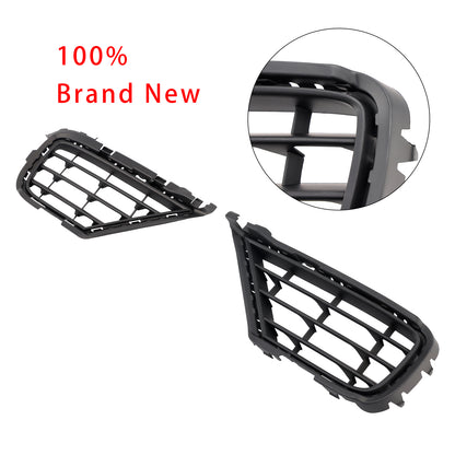 2PCS Front Lower Fog Light Cover Grille Grill Fit VW Touareg 7P 2015-2017