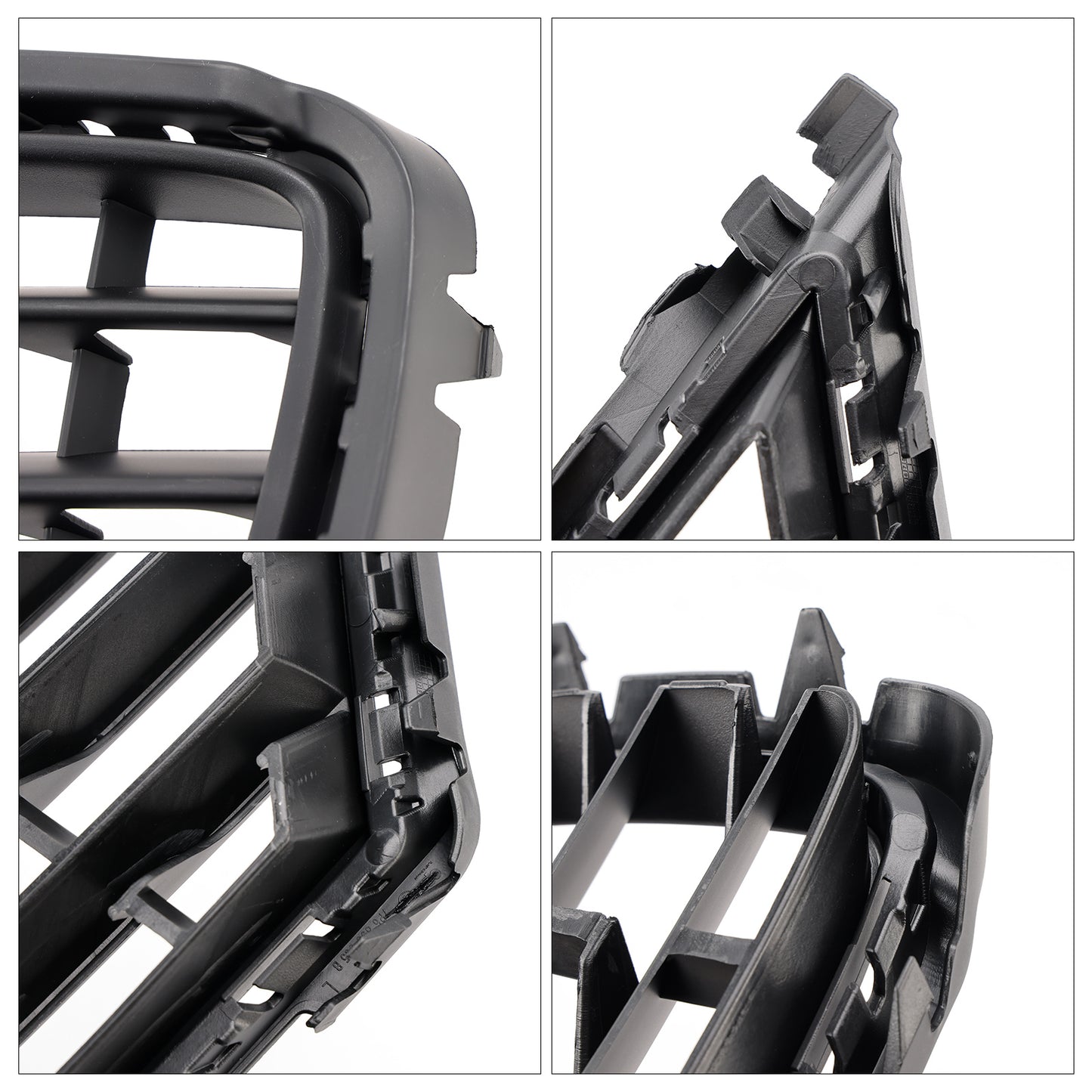 2PCS Front Lower Fog Light Cover Grille Grill Fit VW Touareg 7P 2015-2017