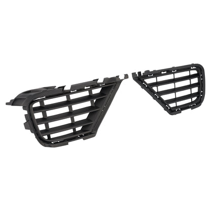 2PCS Front Lower Fog Light Cover Grille Grill Fit VW Touareg 7P 2015-2017