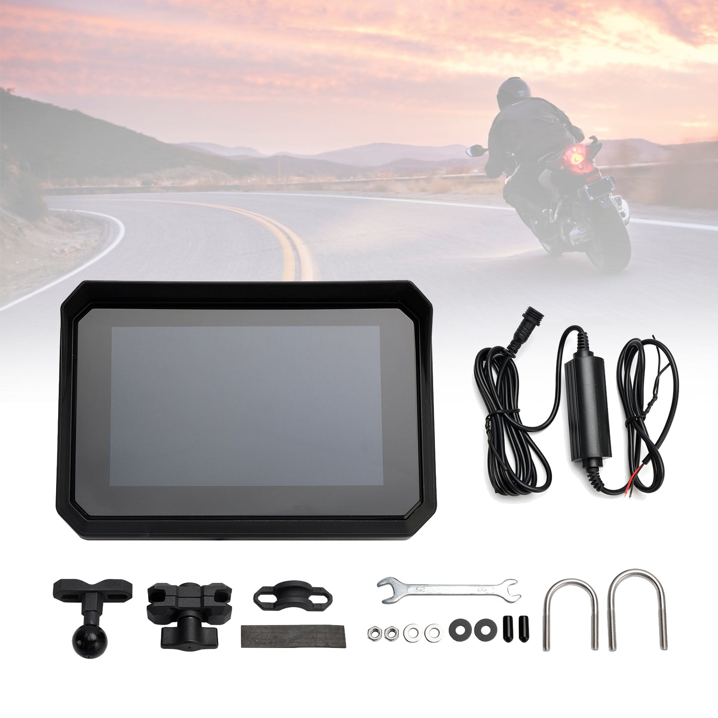 5 inch Universal Recorder DVR Carplay Touch Screen For Scooter Motorcycle