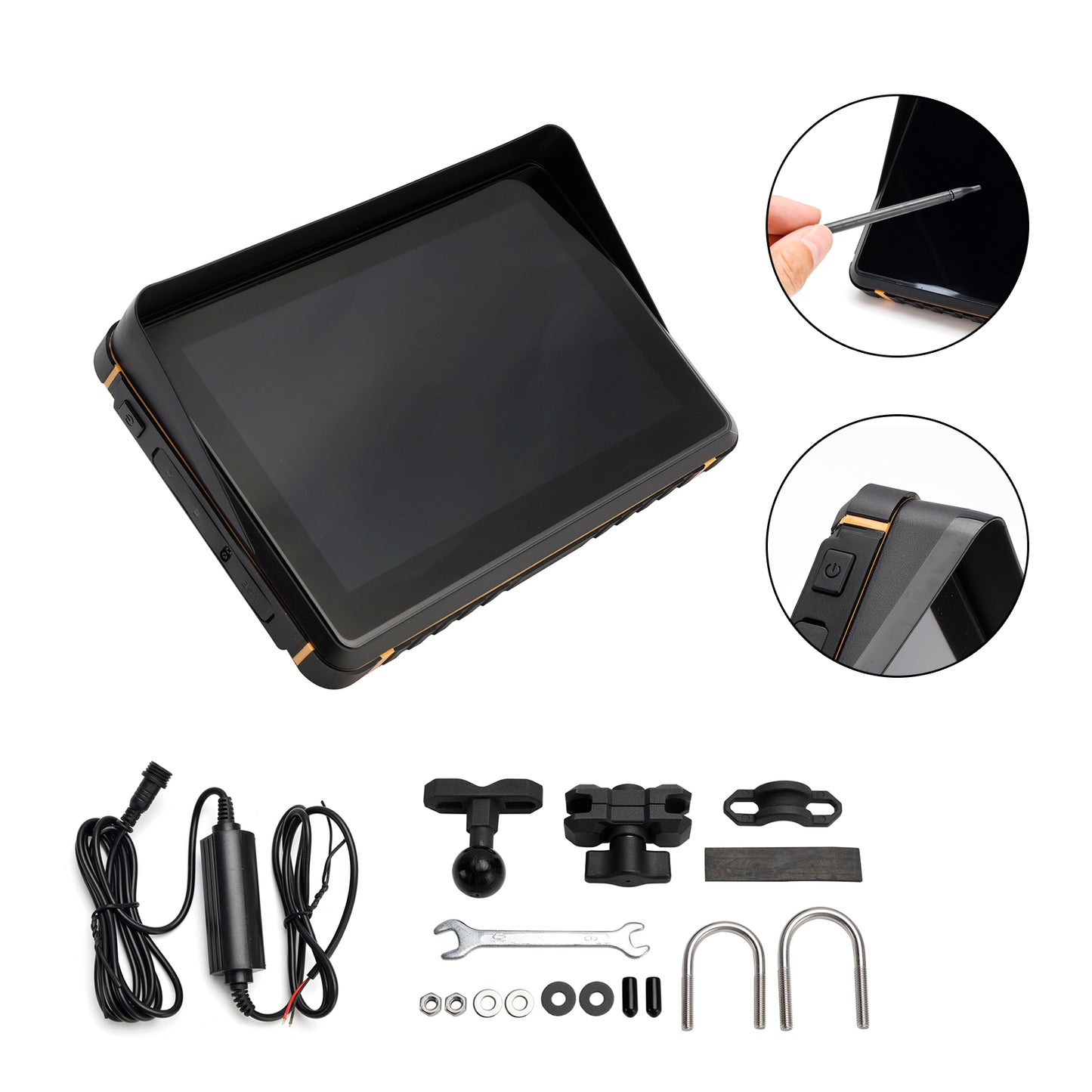 7 inch Universal Recorder PND Carplay Touch Screen For Scooter Motorcycle