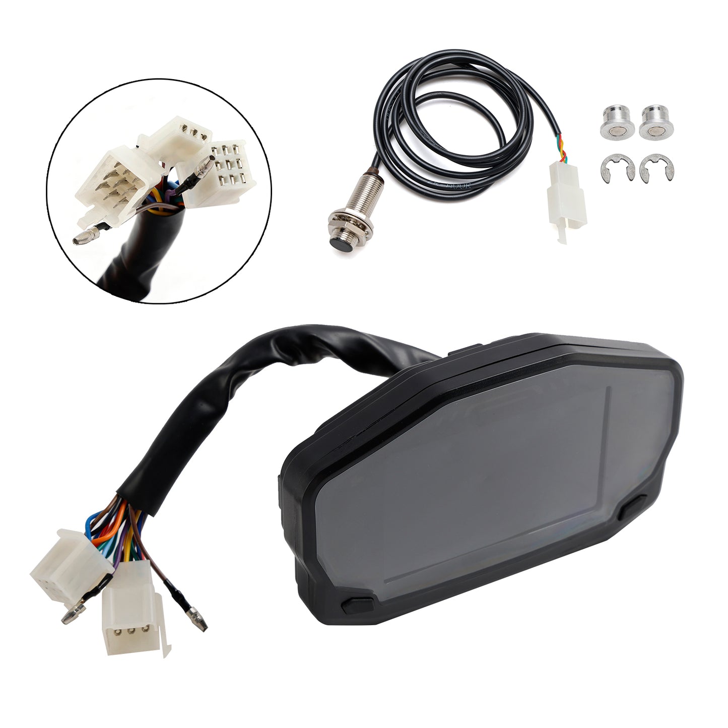 Tft Digital Speedometer 12000Rpm Backlight Odometer Universal For Motorcycle