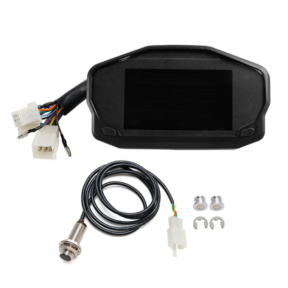 Tft Digital Speedometer 12000Rpm Backlight Odometer Universal For Motorcycle