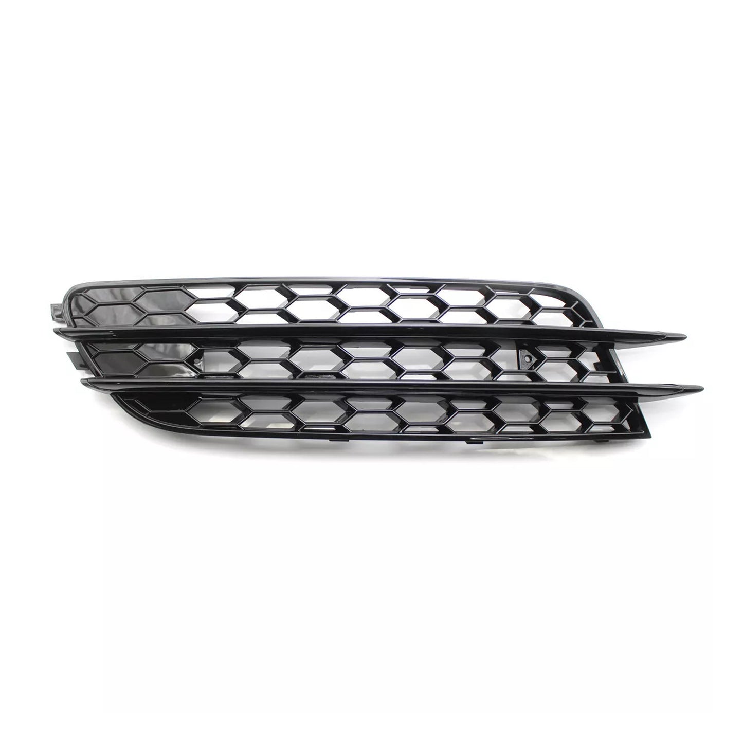 Front Bumper Honeycomb Fog Grille Cover For Audi A4 C7 2012-2015 Black