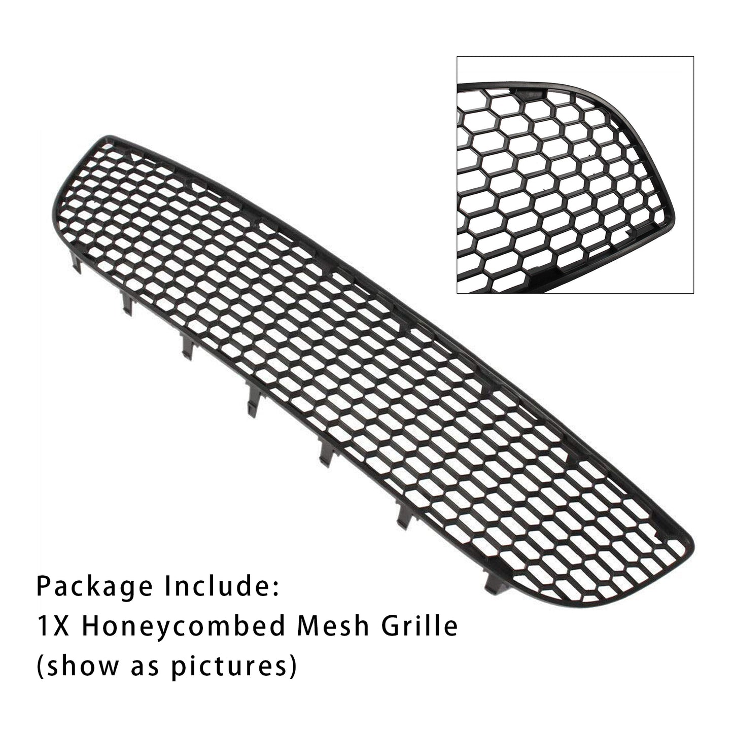 Front Lower Bumper Center Honeycombed Mesh Grille For VW Beetle 2006-2010