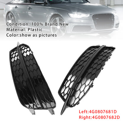Audi A6 C7 S-Line 2012-2014 Car Front Bumper Fog Light Grill Both Side