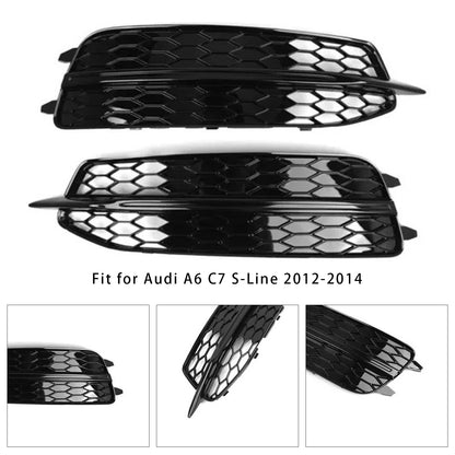 Audi A6 C7 S-Line 2012-2014 Car Front Bumper Fog Light Grill Both Side