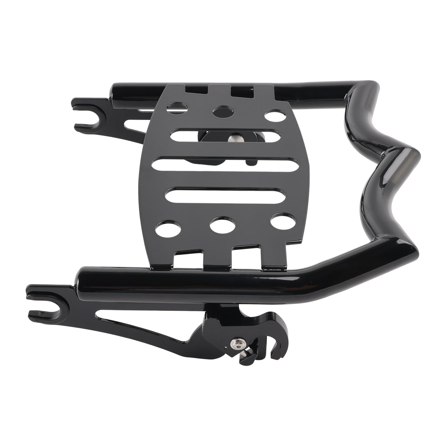 Removable Luggage Rack Carrier Glossy Black Fit For Touring Model 2009-2025