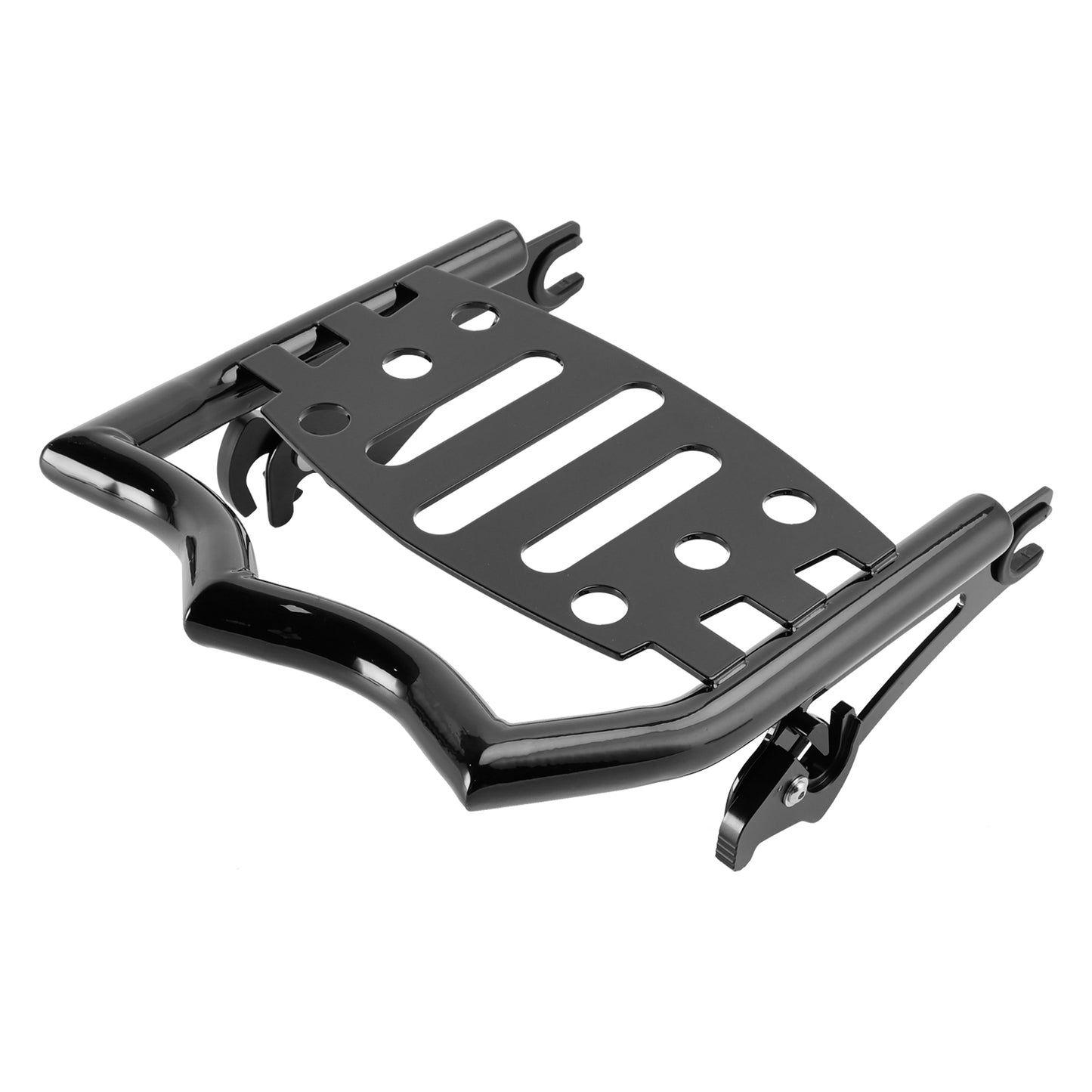 Removable Luggage Rack Carrier Glossy Black Fit For Touring Model 2009-2025