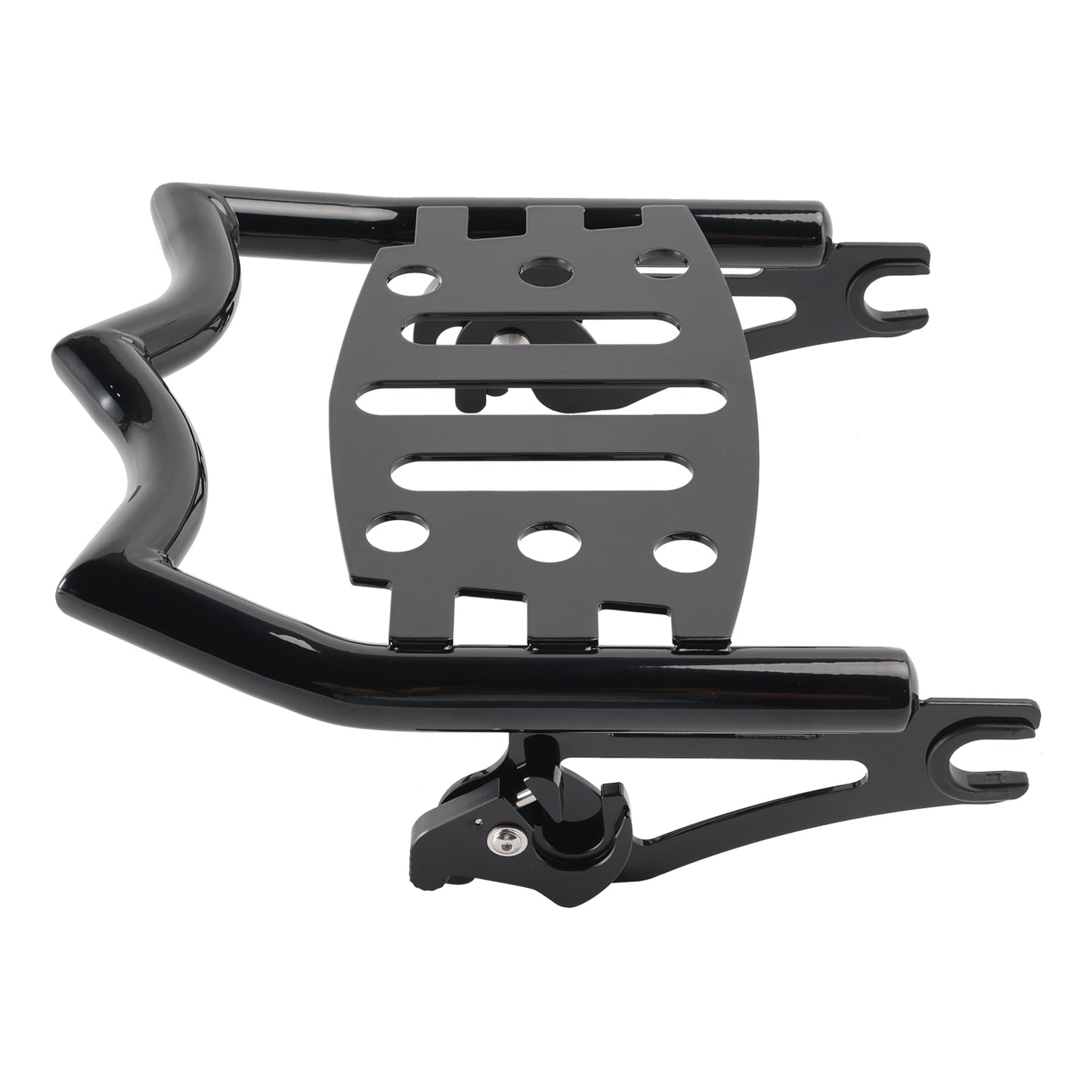 Removable Luggage Rack Carrier Glossy Black Fit For Touring Model 2009-2025