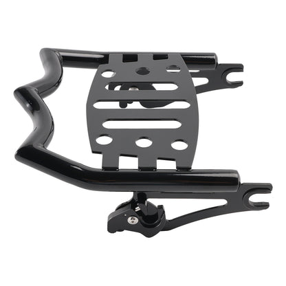 Removable Luggage Rack Carrier Glossy Black Fit For Touring Model 2009-2025