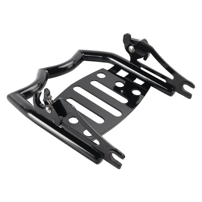 Removable Luggage Rack Carrier Glossy Black Fit For Touring Model 2009-2025