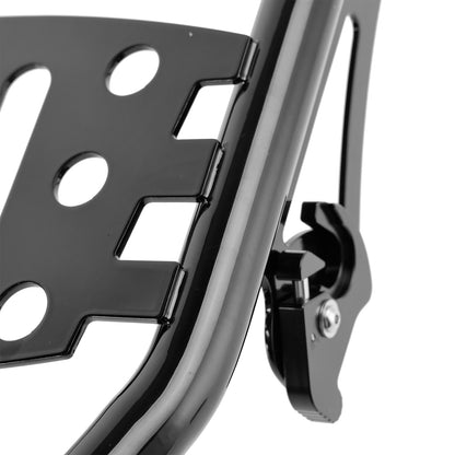 Removable Luggage Rack Carrier Glossy Black Fit For Touring Model 2009-2025