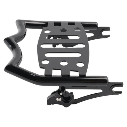 Removable Luggage Rack Carrier Glossy Black Fit For Touring Model 2009-2025